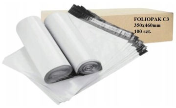 Foliopaki foliopak kurierskie, C3 350x460 100 szt