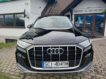 Audi Q7 II SUV Facelifting  3.0 45 TDI 231KM 2021 Audi Q7 Krajowy + serwisowany w ASO + S-Line, zdjęcie 1