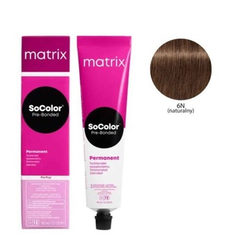 Matrix SoColorBeauty farba trwale koloryzująca 90 ml 6N Ciemny Blond Neutra