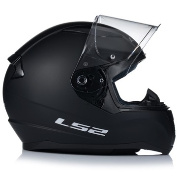 KASK MOTOCYKLOWY | LS2 FF353 BLACK MATT | INTEGRALNY SYSTEM PINLOCK