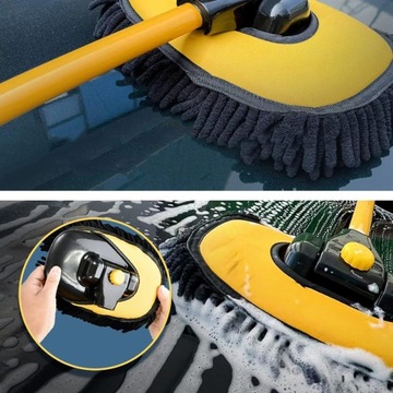 SZCZOTKA DO MYCIA SAMOCHODU Z TELESKOPOWYM UCHWYTEM, DO MYCIA SAMOCHODÓW