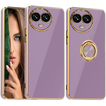 ETUI GLAMOUR CASE Z OCHRONA APARATÓW + RING DO REALME 11 5G + SZKŁO
