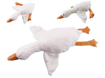 ПОДУШКА-МАСКОТ, ПЛЮШ, Гусь, УТКА, БОЛЬШАЯ 160 СМ