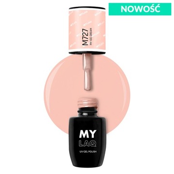 MYLAQ Lakier Hybrydowy M727 My Ice Cream 5ml