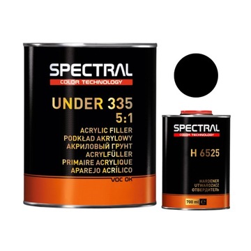 PODKŁAD AKRYLOWY UNIWERSALNY CZARNY Novol Spectral UNDER 335 4,2l KOMPLET