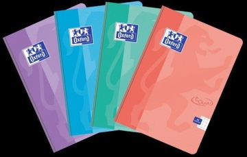 BRULION W Kratkę OXFORD TOUCH A5 96k Pastelowy