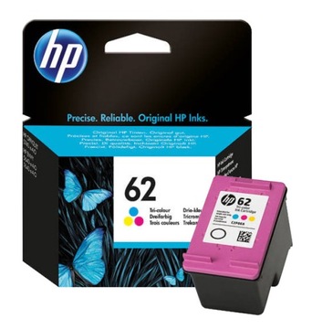 Tusz HP 62 kolorowy ENVY 5664 5544 7600 NOWY ORYG!