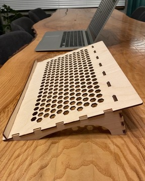 ДЕРЕВЯННАЯ ОХЛАЖДАЮЩАЯ ПОДСТАВКА ДЛЯ НОУТБУКА СТОЛ ДЛЯ НОУТБУКА 15