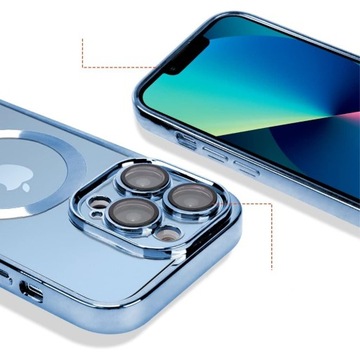 МАГНИТНЫЙ ЗАРЯДНОЙ ЧЕХОЛ ДЛЯ IPHONE 13 PRO ЦВЕТА + СТЕКЛО
