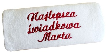 RĘCZNIK prezent PODZIĘKOWANIA rodziców świadków