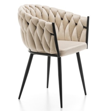 GLAMOUR LATINA SALON СТУЛ С ВЕЛЮРОВОЙ МЯГКОЙ ОБИВКОЙ