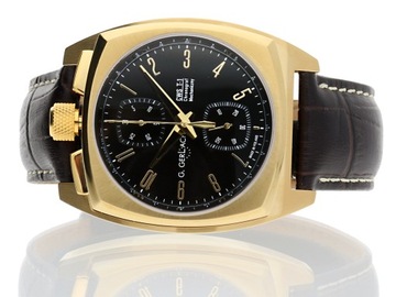 ZEGAREK MĘSKI G. GERLACH CWS T-1 GOLD BLACK