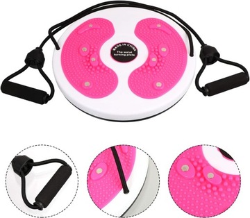 ВРАЩАЮЩАЯСЯ ПЛАСТИНА ДЛЯ ФИТНЕС-УПРАЖНЕНИЙ С МАССАЖЕРОМ 28 СМ.