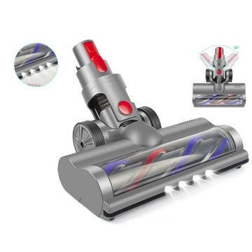 SZCZOTKA ELEKTROSZCZOTKA Z 4X LED DO DYSON V7 / V8 / V10 / V11