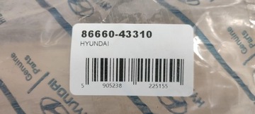 LIŠTA NÁRAZNÍKU ZADNÍ STŘEDNÍ  NOVÁ ORIGINÁLNÍ HYUNDAI H100 86660-43310