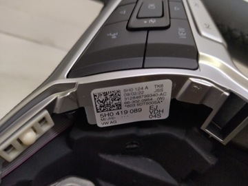 5H0419089EJ KIEROWNICA MULTI GRZANIE SKÓRA KOLOR VDH 04S VW GOLF VIII 2020+