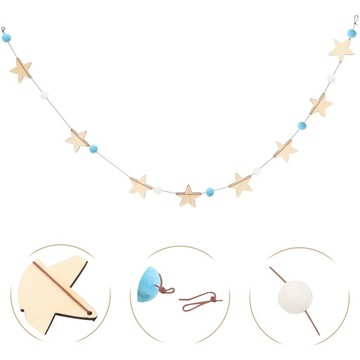 Войлок ЗВЕЗДА ГИРЛЯНД ОРНАМЕНТ ДЕРЕВЯННОЕ ЗНАМЯ