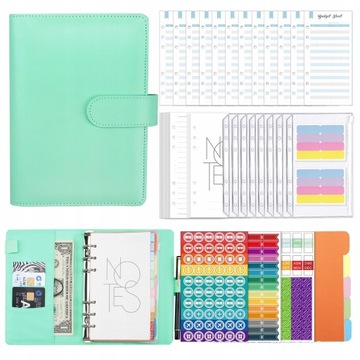 Księga rachunkowa A6 Pu Leather Loose Leaf Book