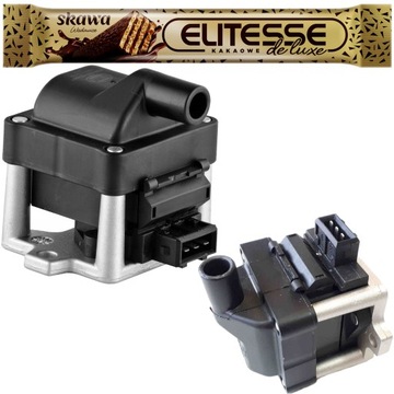 CÍVKA ZAPALOVACÍ AUDI SEAT VW POLO GOLF 6N0905104 + SKAWA WAFLE ELITESSE DE LUX 20G