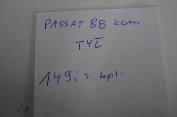PODHLAVNÍK LEVÝ + PRAVÝ CENTRÁLNÍ ZADNÍ PASSAT B8 KOMBI
