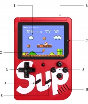 МИНИ-Портативная ретро-игровая консоль 400 в 1 GAMEBOY