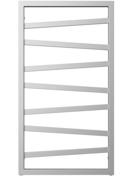 Grzejnik łazienkowy HERA 96/53 srebrny