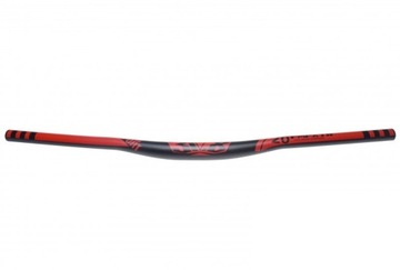 KIEROWNICA ROWEROWA GIĘTA ALU 31,8/720 CZERWONA