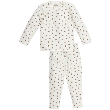 Meyco Baby Mini Panther piżama - offwhite - 98/104