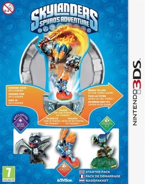 3DS SKYLANDERS SPYRO'S ADVENTURE STARTER PACK ZESTAW + 3 FIGURKI GRATIS!