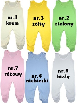 Śpioszki śpiochy 100% bawełna POLSKIE 74 cm