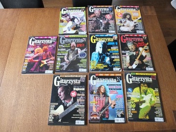 Magazyn GITARZYSTA 10 numerów SLAYER, Iron Maiden