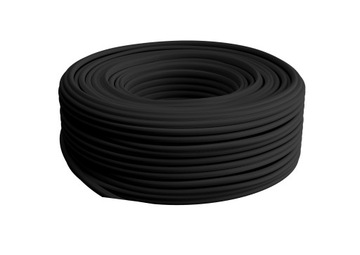Kabel Skrętka U/UTP kat.6 drut 100m PE zewnętrzny suchy czarny