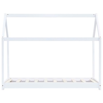 Каркас детской кровати, белый, массив сосны.