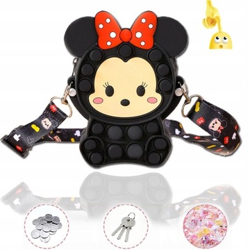 POP IT MICKEY PUSH BUBBLE FIDGET КАВАИ СУМКА ИГРУШКА