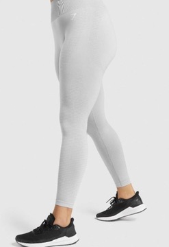 ЛЕГИНГИ ЖЕНСКИЕ GYMSHARK СЕРЫЕ СПОРТИВНЫЕ ДЛИННЫЕ M 1A1G5_A*