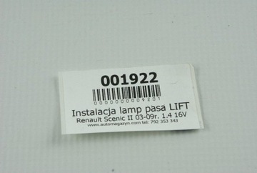 INSTALACE SVAZEK SVĚTLO SCENIC II 2 FACELIFT 8200494461