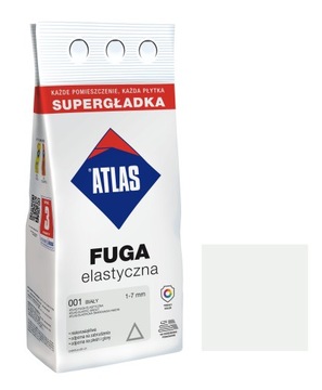 ATLAS FUGA ELASTYCZNA kolor 001 BIAŁY 2kg