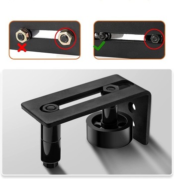 2 SZT PROWADNIK DOLNY PRPWADZENIE DRZWI PRZESUWNYCH