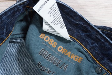 HUGO BOSS ORANGE BARCELONA EXTRA SPODNIE JEANSY