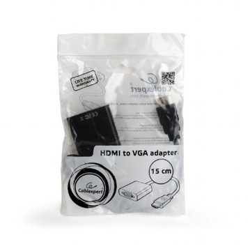 Переходник Gembird A-HDMI-VGA-04 черный