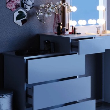 Белый заправки лотоса с скамейкой и освещением викко