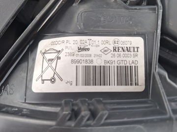 RENAULT LAGUNA 3 III 07-13 ZDERZAK PRZÓD MASKA LAMPA BŁOTNIK TEKND 2.0 DCI