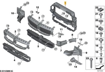 ПНЕВМОРУЛЬ BMW 3 G20/G21 51745A35890