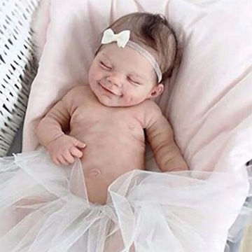 Reborn Baby Silicone lalka 60cm Korpus z tkaniny