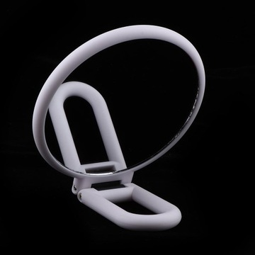 Двустороннее увеличительное зеркало для макияжа со складной ручкой, многофункциональное.