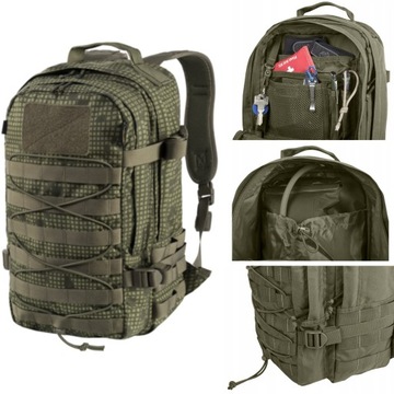 Plecak Męski Damski Do Pracy Turystyczny Helikon RACCOON Desert Night 20L