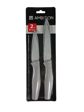 AMBITION NÓŻ DO POMIDORÓW + OBIERAK NON-STICK Z OSŁONKĄ ERGO SZM 13 i 8 cm