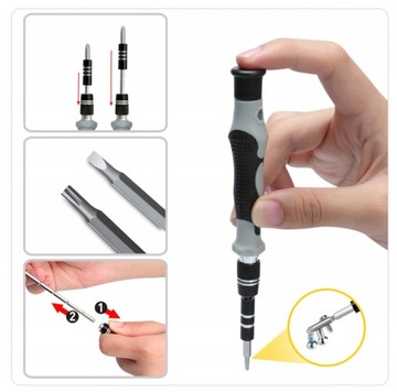 WKRĘTAKI PRECYZYJNE BITY KOŃCÓWKI IMBUS TORX 110+5