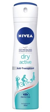 NIVEA Dry Active Kobiety Dezodorant w spreju 150 ml 1 szt.