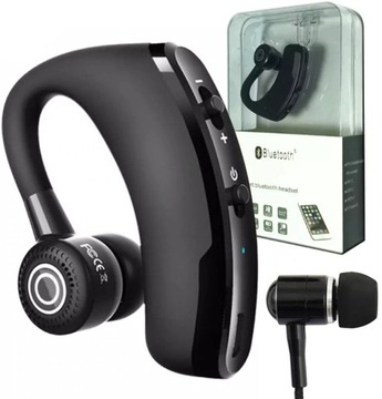 SŁUCHAWKA Bluetooth ZESTAW SŁUCHAWKOWY 2 TELEFONY